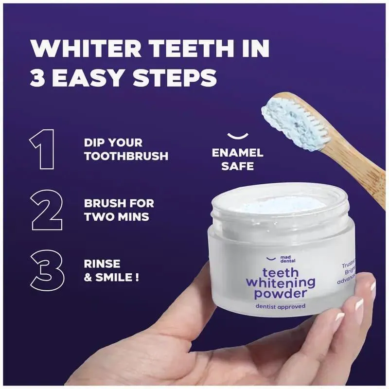 MAD Teeth Whitening Charcoal Tooth Polish